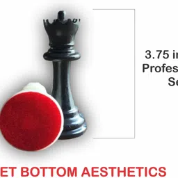 bragnam Professional Foldable 17 x 17 Chess Game with Premium Solid Plastic Pieces 43 cm Chess Board image 2