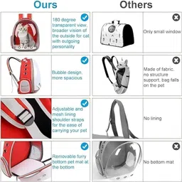 yywop 4u Space Capsule Carrier CHERRY RED Airline Pet Carrier image 4