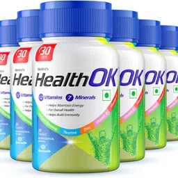 health ok Mankind With Multivitamin&Improve Energy, Builds Immunity 30 Tablets x pack of 6 image 1
