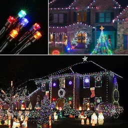 kavyashine 50 LEDs 24 m Multicolor Flickering Bulb Rice Lights image 2