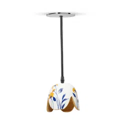 flicker shine Wave Pattern Terracotta Ceiling Hanging Light image 3