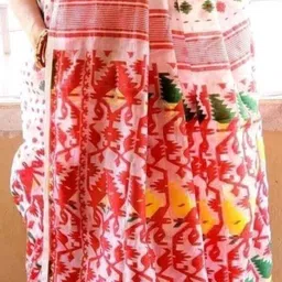 pritha boutiq Woven Jamdani Cotton Silk Saree image 2