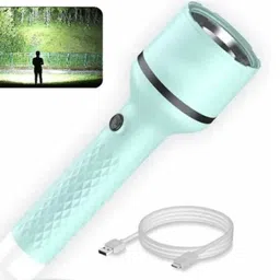 uzala 1177 Flash light Rechargeble Torch Multi colour 1m 2 hrs Torch Emergency Light-picture-40