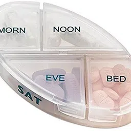 ditcafos 7 Pill Pro 7 Days Weekly Tablet Medicine Storage Organizer Box Pill Box Pill Box image 3