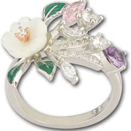 AABHA Silver Cubic Zirconia Ring-picture-25