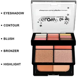 yuency Professional Makeup Kit For Girls ( Eyeshadow, Blusher, Highlighter, Concealer ) image 1