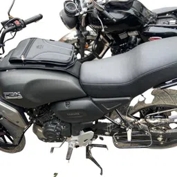 sahara seats FZX FullFlap Tank Cover/Tank Bag (Black) Strap Yamaha NA Bike Tank Cover image 4