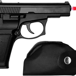 mezire ™ Z83 Black Gun Lighter Real Look Reloaded Jet Flame Pull Back Heavy Weight Pocket Lighter image 5