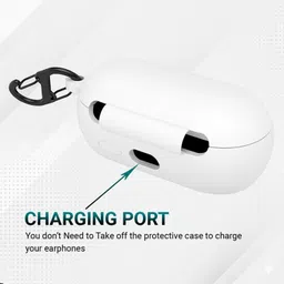 KANSOL Silicone Velcro Earbuds Case For OnePlus Buds Z image 4