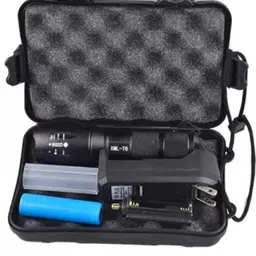 dmcef 5 Modes t-650 Portable Bright Waterproof Zoom able Long Range Focus Flashlight Torch-picture-13