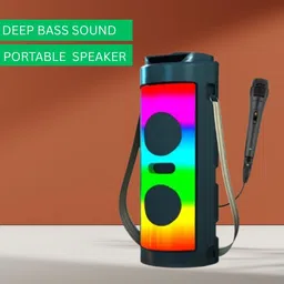 FRONY Game (PORTABLE BLUETOOTH PARTY SPEAKER) With Mic & High Quality Bass SoundC12 40 W Bluetooth Party Speaker-picture-23