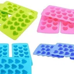 tirth heart shape ice cube tray Multicolor Plastic Ice Cube Tray-picture-23