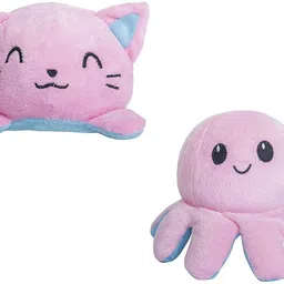 stuff tree Combo Pack of Reversible Octopus and Cat 20 cm super soft- 20 cm-picture-16
