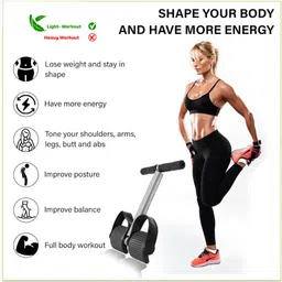 shopeleven Single Spring Tummy Trimmer Abdominal Exercise Fitness Equipment for Men & Women Ab Exerciser image 3
