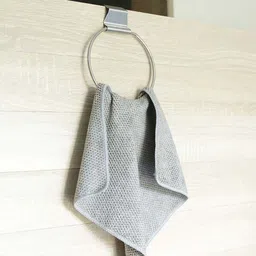 Easy DIY Installation|Bathroom Accessories for Modern Homes Silver Towel Holder-image-1