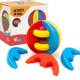 be bright Activity Ball for Kids Assemble & Roll Learning Toy Colorful Educational Ball Rattle-picture-42