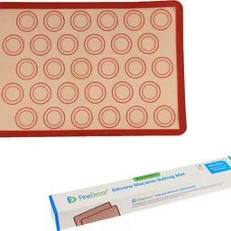 finedecor Silicone Macaron Baking Mat Sheet (16.5*11.4 inch)/(42*29 cm), Non-Stick Baking Sheet Cookie Liner, BPA Free Reusable Perfect Cooking Kit for Macaroons Cake Bread (SMALL) - FD 3396 Food-grade Silicone Baking Mat image 1