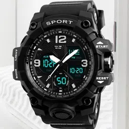 diaggro The newest wristwatch, hot selling with a stylish exclusive design style Analog-Digital Watch - For Men Model 1327 sports watch for men, black with analog-digital-picture-23