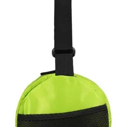 monvelli 10 L Gym Duffel Bag - DUFFEL BAG BESIC ROUND SHAPE - Green, Black image 3
