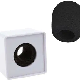 winsumm Mic Logo Flag Station with Free Mic Foam for News, Interview, Reporting Microphone Id and Foam-picture-14