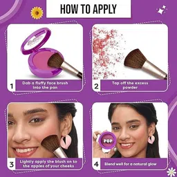 sugar pop Ultra HD Blush 02 Sienna - Richly Pigmented | Blendable | Suits all skin tones image 3