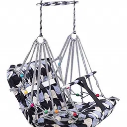 dks enterprise Cotton Swing Chair For Kids Baby's Children Folding & Washable 1-4 Years With Safety Belt-Indoor Swing For Kids | Baby Swing |Kids Product | Swing For Babies | Kids Swing | Swing For Baby-Kids Hanging Swings (Multicolor) Swings-picture-16