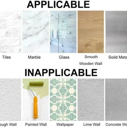 vrdh Self Adhesive Wall Hanging BATHROOM floating Shelf (pack of 2) 1.178 Plastic Wall Shelf image 2