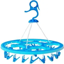 kogent enterprises 32 Clips Sock Dry Rack For Baby Cloth, Towel, Underwear Plastic Clip Hanger Plastic Cloth Clips-picture-41