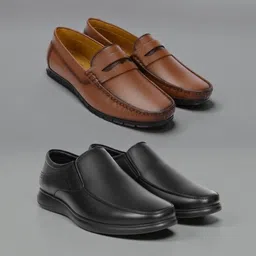 mb shoes Men’s Synthetic Leather Shoes – Elegant, Durable & Comfortable Footwear Slip On For Men-picture-24