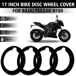17 inch ABS Plastic New Embossed Pattern Wheel Cover 4pc For BAJAJ_PULSAR_N160 Bike Fairing Kit-image-17