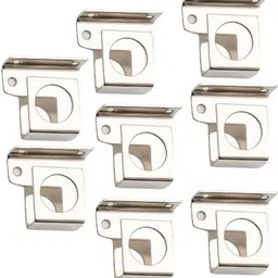 grownix Silver Curtain Hooks, Curtain Knobs, Curtain Rings, Rod Rail Bracket Metal-picture-21