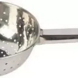 bright arts Strainer with Hole Bowl/Poha Jara Handheld Colander Strainer image 2