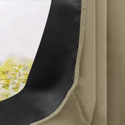 homemonde 304.8 cm (10 ft) Long Door Polyester Blackout Curtain (Pack Of 2) image 4