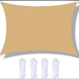 house of common SHADE NET SQUARE 10 FEET X 5 FEET Tent - For UV RESISTANT 90% BLOCK SUNLIGHT NET FOR ROOFTOP , GARDEN, BALCONY 4 SIDE CLIP image 2