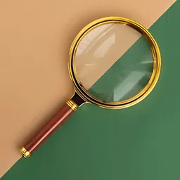 clearo Golden 80mm 4X Handheld Magnifier – High-Power Study Lens for Kids & Students 4X Hand-held Magnifying High Power-picture-11