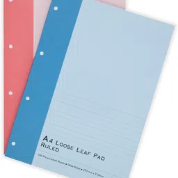 mahavir Loose leaf Pad A4 Note Pad Ruled 200 Pages-picture-31