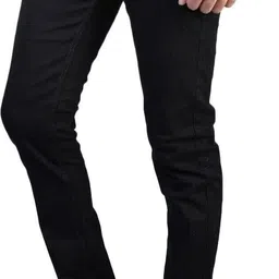 g plus Men Slim Mid Rise Black Jeans image 4