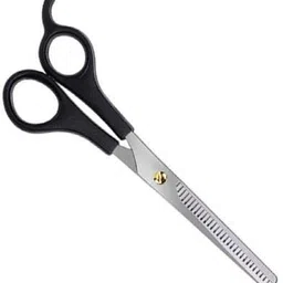 levasto Professional Hair Cutting Scissor Beard Hair Cutting Stainless Steel Scissors image 2