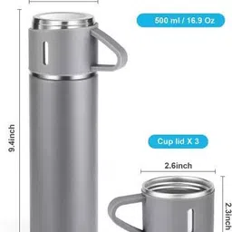 finifab 500 ml Steel Flask image 2