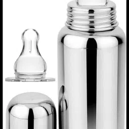 pappa Leak Proof Stainless Steel Baby Milk Bottle - 220 ml-picture-16