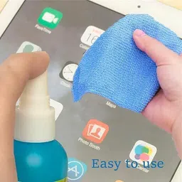 Nilesh (Pack of 1) 3-in-1 Screen Cleaning Kit with Soft Brush & Microfiber Cloth for Computers, Laptops image 2