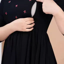 priyas creation Women Printed Cotton Rayon Ethnic Dress-picture-22