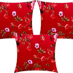 actos Microfibre Bolster Pack of 5 Floral Combo Set Of 3 Cushion And 2 image 3