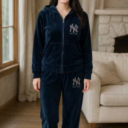 skg urban fashion Solid Women Track Suit image 2