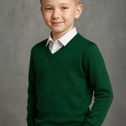 VK MALHOTRA Green Uniform Sweater image 3