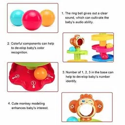 countrylink Ball Drop Rolling & Swirling Tower Ramp for Baby and Toddlers Educational Toy image 4