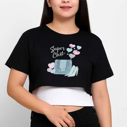 fabriza Pack of 2 Women Printed Round Neck Cotton Blend Red T-Shirt-picture-12