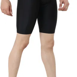 ninq Solid Men Black Tights image 3