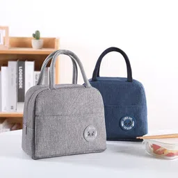 kardiff Lunch Bag Handle Insulation Cooler Bag for Women Waterproof Lunch Bag image 3
