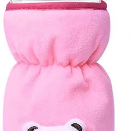 Soft Plush Stretchable Baby Feeding Bottle Cover with Easy to Hold Strap-image-17